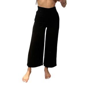 Zara Black Wide-Leg Women's Pants